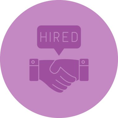 Tokalaşın. Web simgesi basit illüstrasyon