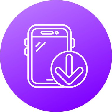 hareket eden telefon vektör çizim