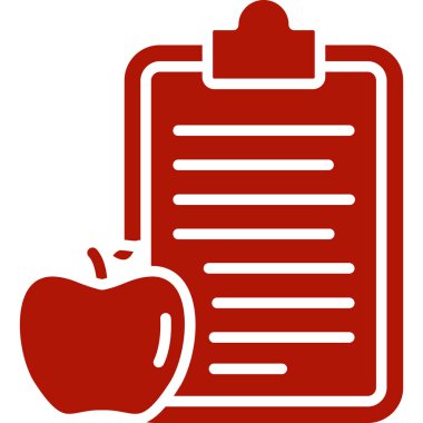 Pano ve kağıt simgesi. vektör illüstrasyonu