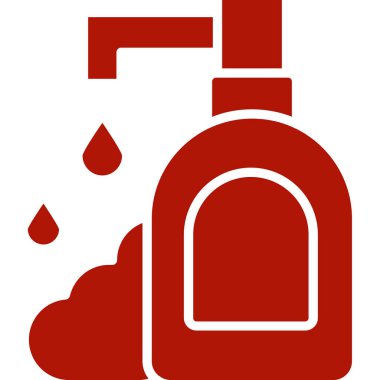 Temizlik servisi simgesinin vektör illüstrasyonu