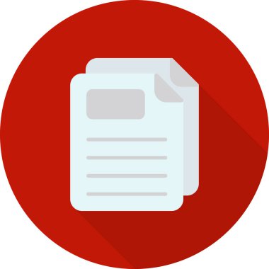 belge vektör dairesi modern simge dekoru