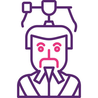 Görüntü sohbet şefi olan adam avatarı