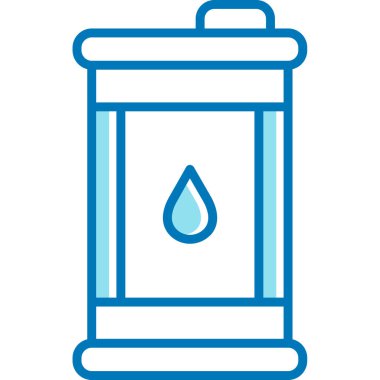 Su. Web simgesi basit illüstrasyon