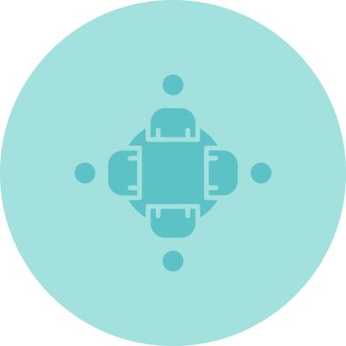 seo modern simgesinin vektör illüstrasyonu