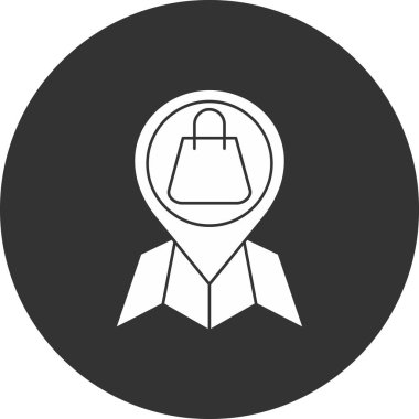 İzole edilmiş bir vektör simgesi tasarımı