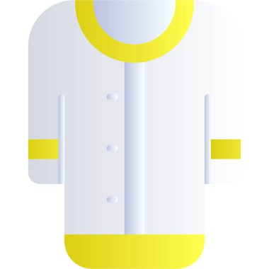 Modern B 'nin vektör illüstrasyonu aşçı simgesinden yoksun