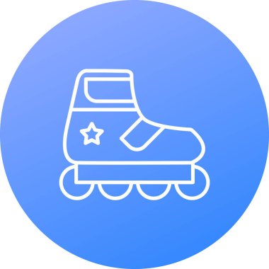 paten simgesi, modern vektör basit tasarım