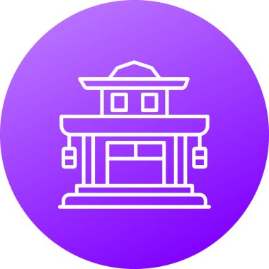 Modern simgenin vektör illüstrasyonu