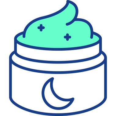 Krema. Web simgesi basit illüstrasyon