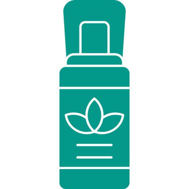 Güzellik ve moda simgesinin vektör çizimi