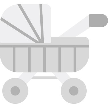 Yük arabası yemek ikonu düz stil