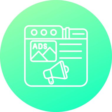 seo modern simgesinin vektör illüstrasyonu