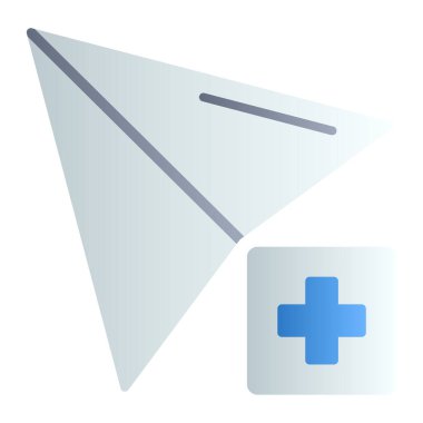 Hastane Simgesi Vektör İllüstrasyonu