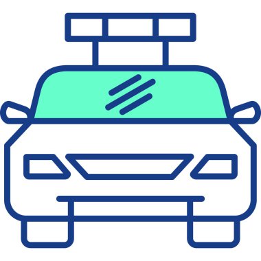 - Araba. Web simgesi basit illüstrasyon