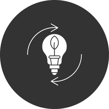 Moda biçimi arkaplanındaki ampul simgesi beyaz arkaplanda izole edildi