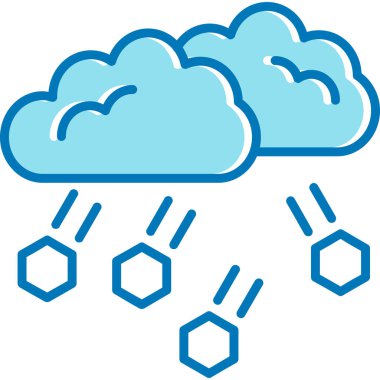 Bulut hesaplama teknolojisi simgesi - taslak biçimi