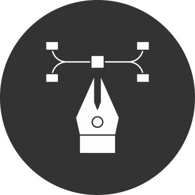 Modern oto tamir simgesinin vektör illüstrasyonu