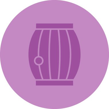 Fıçı. Web simgesi basit illüstrasyon