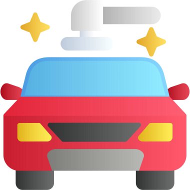 Araç simgesi, vektör illüstrasyonu