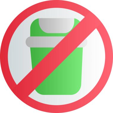 tüten düz simge yok, vektör illüstrasyonu