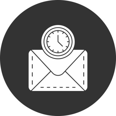 zarf simgesi vektör illüstrasyonu