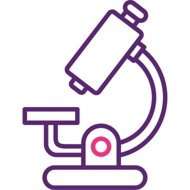 mikroskop modern vektör simgesi