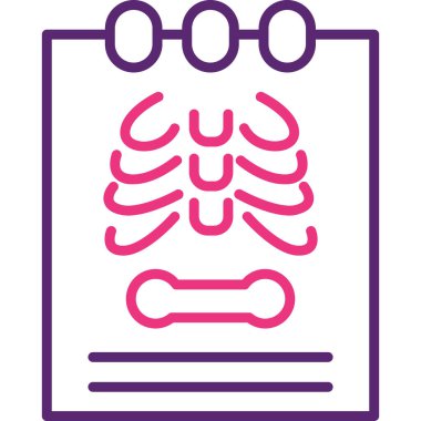 İnsan organı simgesi, modern vektör illüstrasyon tasarımı