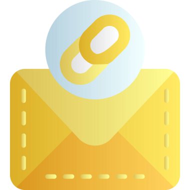 bağlantı web simgesi, vektör çizim