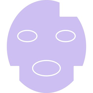 Maske. Web simgesi basit illüstrasyon