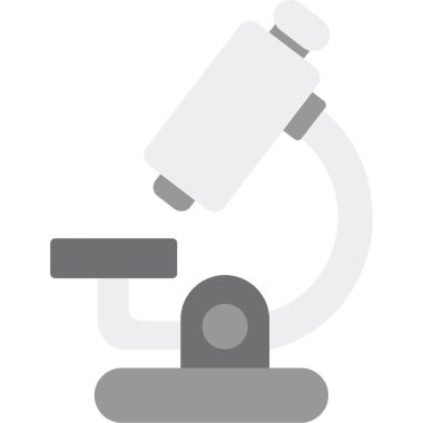 Mikroskop. Web simgesi basit tasarım