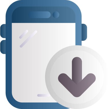 cep telefonu vektör çizgisi simgesi