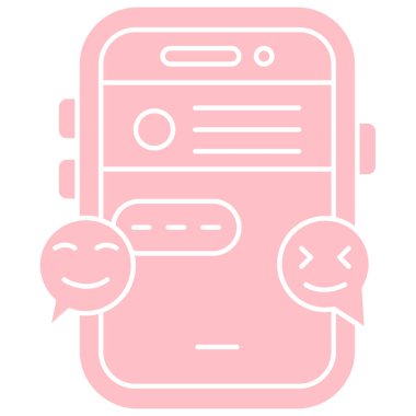 İleti simge tasarlamak vektör