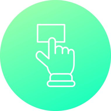 parmak hareketi simgesi, vektör illüstrasyon tasarımı