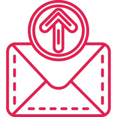 Posta simgesinin vektör illüstrasyonu