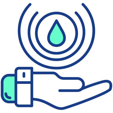 Suyu bırak. Basit tasarım