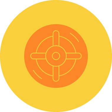 Hedef. Web simgesi basit illüstrasyon