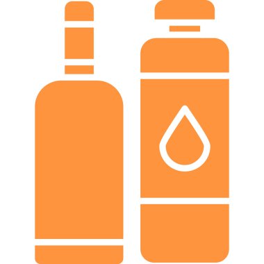 Alkol şişesi simgesi, taslak biçimi