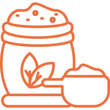 Yemek. Web simgesi basit illüstrasyon