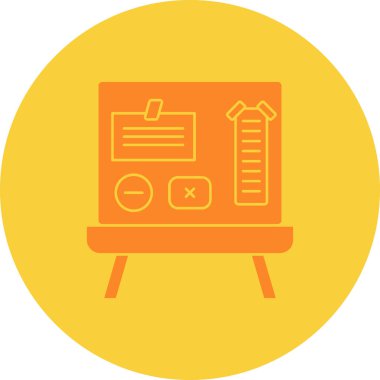 Bir panonun vektör illüstrasyonu