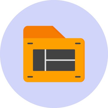 Dosya. Web simgesi basit illüstrasyon