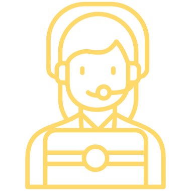 Maske takan Avatar kişisi, çizgi biçimi simgesi