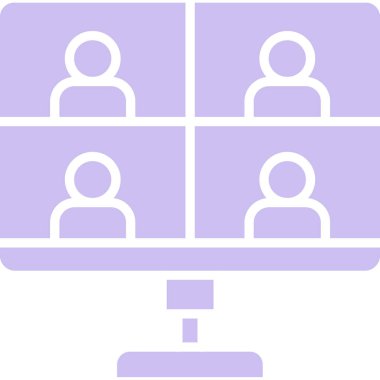 İş. Web simgesi basit illüstrasyon