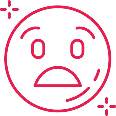 yüz simgesi, vektör illüstrasyonu