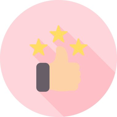 Basit illüstrasyon web simgesini parmakla