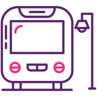 Modern bir simgenin vektör illüstrasyonu