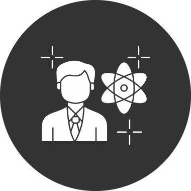 atom. Web simgesi basit tasarım