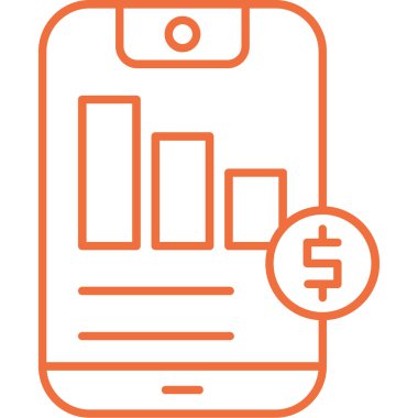 Cep telefonu. Basit resimleme