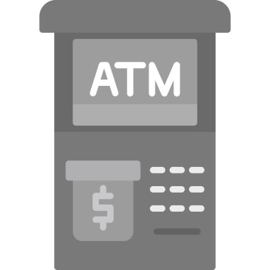 Banka ATM simgesi simgesi.