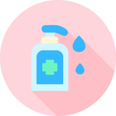 alkollü içecek ikonu düz stil