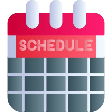 takvim vektör simgesini ayarla